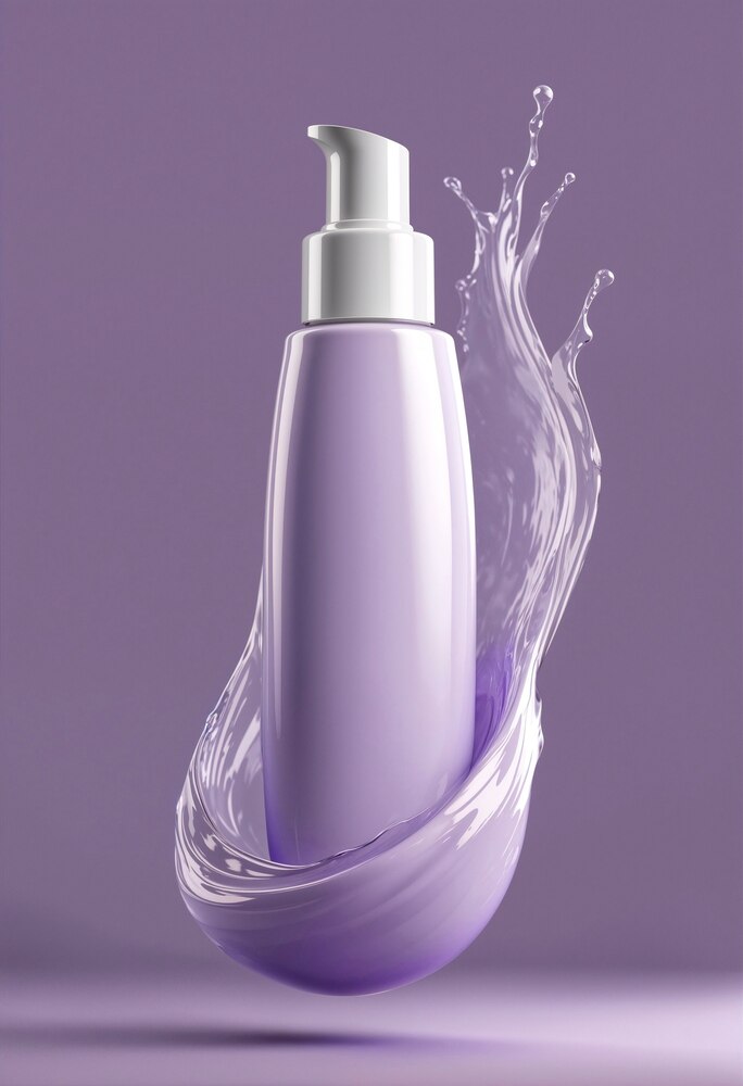 3d beauty product in studio